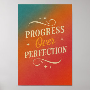 Fortschritte beim Perfektionierungspaket Lebhaft Poster