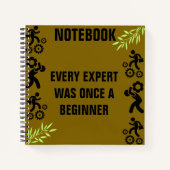 Fortschritte einbinden, Perfektion vergessen Notizblock (Vorderseite)