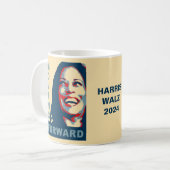 FORTSCHRITTE - Harris Walz 2024 Kaffeetasse (Vorderseite Links)