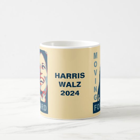 FORTSCHRITTE - Harris Walz 2024 Kaffeetasse (Mittel)
