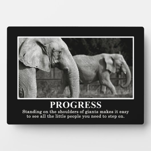 Fortschritte Stehend auf den Schultern der Gigante Fotoplatte (Vorderseite)