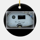 Fortschrittlicher Teardropanhänger-Sinti und Keramik Ornament (Hinten)