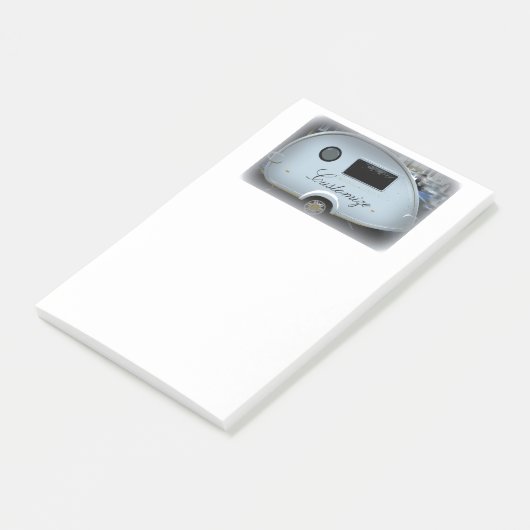 Fortschrittlicher Teardropanhänger-Sinti und Post-it Klebezettel (angewinkelt)