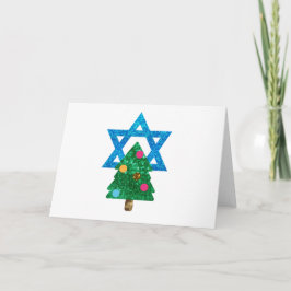 Fortsetzung Christmukah hanukkah Feiertagskarte