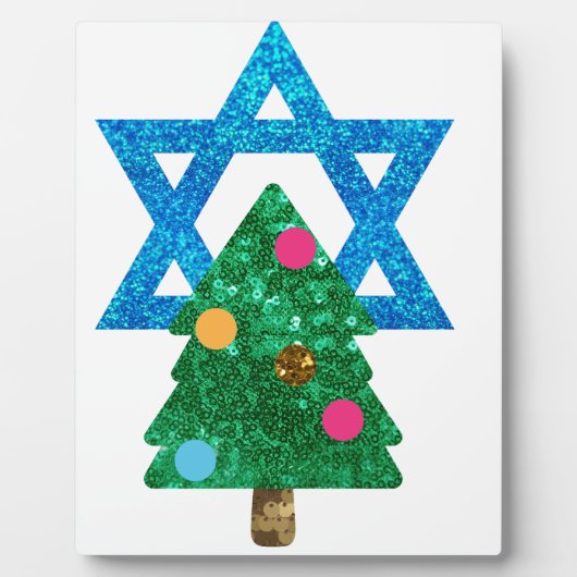 Fortsetzung Christmukah hanukkah Fotoplatte (Vorderseite)