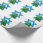 Fortsetzung Christmukah hanukkah Geschenkpapier (Ecke)