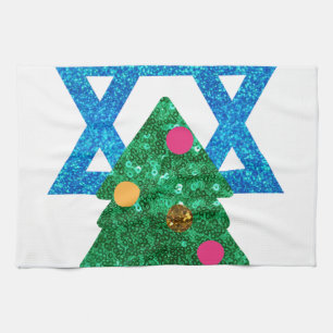 Fortsetzung Christmukah hanukkah Handtuch