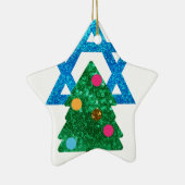 Fortsetzung Christmukah hanukkah Keramik Ornament (Rechts)