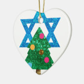 Fortsetzung Christmukah hanukkah Keramikornament (Links)