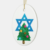 Fortsetzung Christmukah hanukkah Keramikornament (Links)