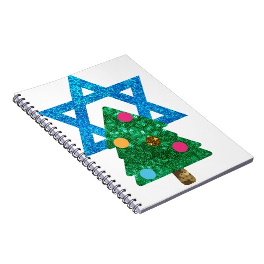 Fortsetzung Christmukah hanukkah Notizblock (Rechte Seite)