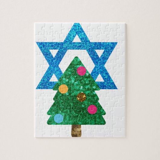 Fortsetzung Christmukah hanukkah Puzzle (Vertikal)