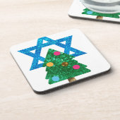 Fortsetzung Christmukah hanukkah Untersetzer (Linke Seite)