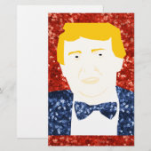 Fortsetzung der Donald Trump Briefpapier (Vorne/Hinten)