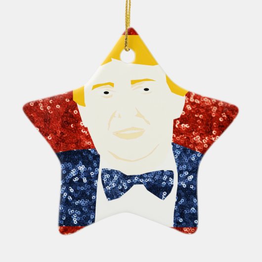 Fortsetzung der Donald Trump Keramikornament (Vorne)