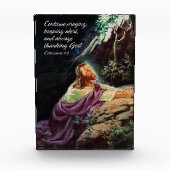 Fortsetzung des Praying Colossians 4:2 Fotoblock (Vorderseite)