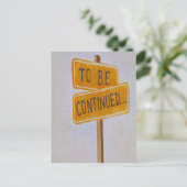 Fortsetzung... Postkarte (Stehend Vorderseite)