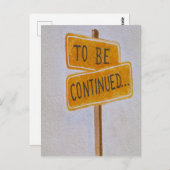 Fortsetzung... Postkarte (Vorne/Hinten)