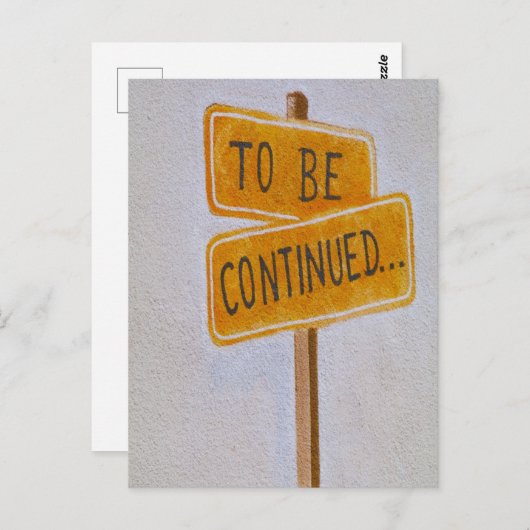 Fortsetzung... Postkarte (Vorne/Hinten)