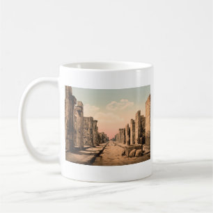 Fortuna-Straße, Pompeji, Kampanien, Italien Kaffeetasse