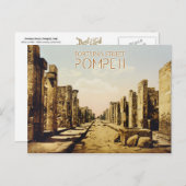 Fortuna Street, Pompeii, Italien Postkarte (Vorne/Hinten)