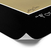 FORTUNATE ~ Kastanienpferd Foto Poster (Ecke)