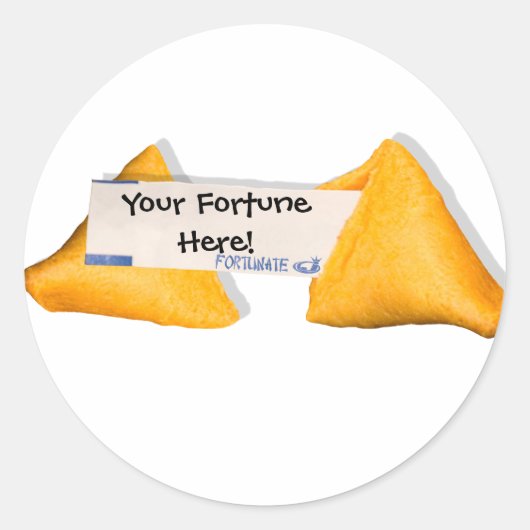 FortunAte Life Runder Aufkleber (Vorderseite)