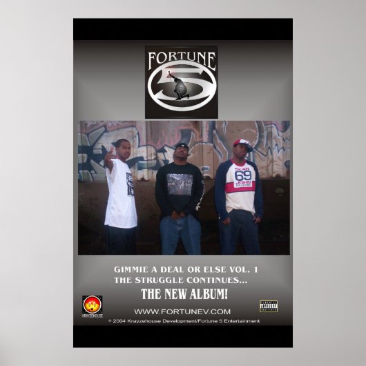 Fortune 5 Album Poster (Vorne)