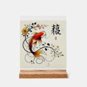 Fortune Bloom Sign Acrylschild (Vorderseite)