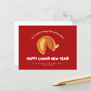 Fortune Cookie Chinesischer Lunar Neujahr Design P Postkarte