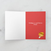 Fortune Cookie Day 13. September Rot Karte (Innenseite)