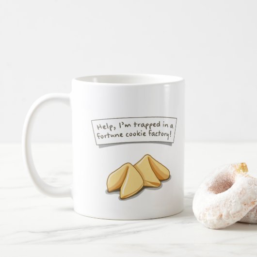 Fortune-Cookie Kaffeetasse (Mit Donut)