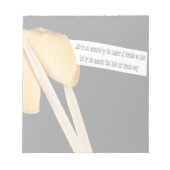 Fortune Cookie Life Quote Notizblock (Vorderseite)