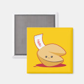 Fortune Cookie Magnet (Vorderseite/Rückseite)
