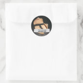 Fortune Cookie mit Personalisierten Fortune-Sticke Runder Aufkleber (Tasche)