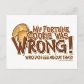 Fortune Cookie Postkarte (Vorderseite)