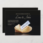 Fortune Cookie Probe Dinner Einladung (Vorne/Hinten)