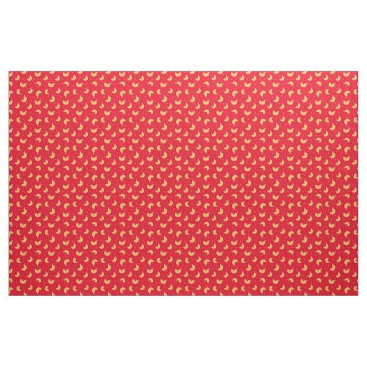 Fortune Cookie Red Chinese Viel Glück Pattern Stoff (Yard (91,4 cm))