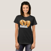 Fortune Cookie Sprichwort Chinesisches Lebensmitte T-Shirt (Vorne ganz)