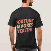Fortune favone well T-Shirt (Rückseite)