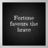 Fortune favorisiert Aktivkohle-Förderplakat Poster (Vorne)