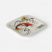 Fortune Koi Plate Pappteller (Gewinkelt)
