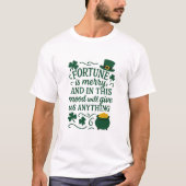 Fortune St. Patty's Day T-Shirt (Vorderseite)