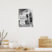 Fortune Teller auf der Landkreis Fair, 1910. Vinta Poster (Küche)