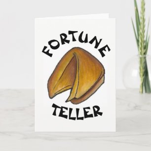 Fortune Teller Cookie Chinese Restaurant Viel Glüc Karte