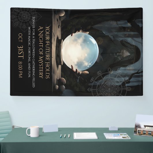 Fortune Teller Crystal Ball Banner (Messe)