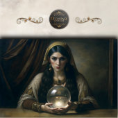 Fortune Teller Crystal Ball Decoupage Seidenpapier