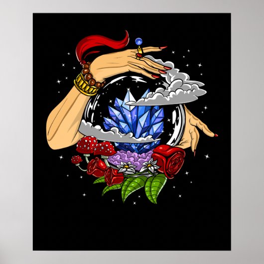 Fortune Teller Crystal Ball Poster (Vorne)