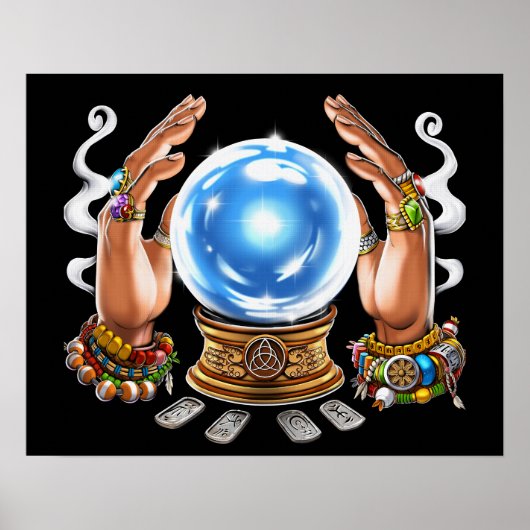 Fortune Teller Crystal Ball Poster (Vorne)