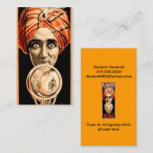 Fortune Teller Crystal Ball Telefonnummerkarte (Vorne/Hinten)